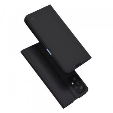 Husa pentru Samsung Galaxy A23 5G A236 / A23 A235, Techsuit, Magskin Book, Neagra