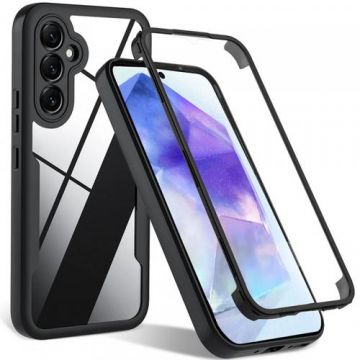 Husa pentru Samsung Galaxy A54 A546, Techsuit, ColorVerse 360, Neagra