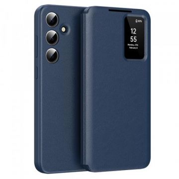 Husa pentru Samsung Galaxy A55 5G A556 Techsuit SmartView (Albastru)