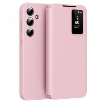 Husa pentru Samsung Galaxy A55 5G A556 Techsuit SmartView (Roz)