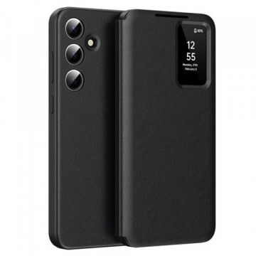 Husa pentru Samsung Galaxy A56 A566 Techsuit SmartView (Negru)