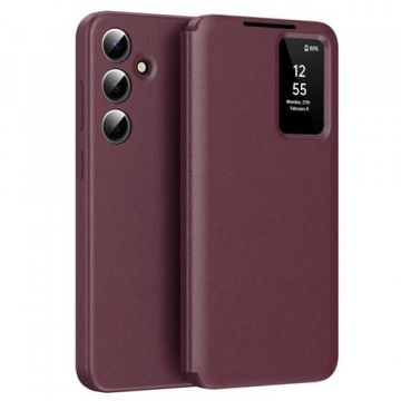 Husa pentru Samsung Galaxy A56 A566 Techsuit SmartView (Rosu)