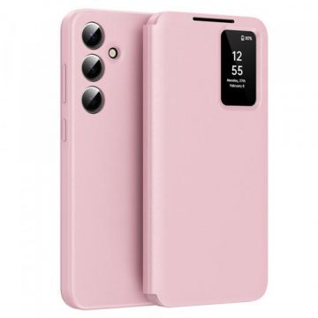 Husa pentru Samsung Galaxy A56 A566 Techsuit SmartView (Roz)