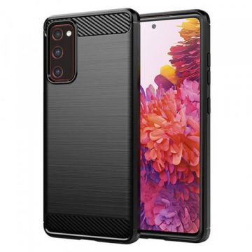 Husa pentru Samsung Galaxy S20 FE 2022 G781 / S20 FE 5G G781 / S20 FE G780, Techsuit, Carbon, Neagra