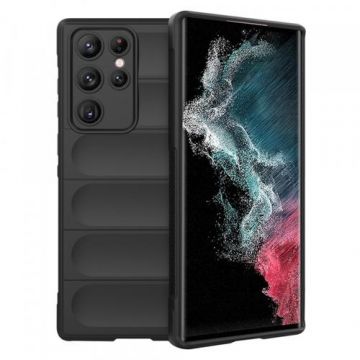 Husa pentru Samsung Galaxy S22 Ultra 5G S908, Techsuit, Magic Shield (Negru)