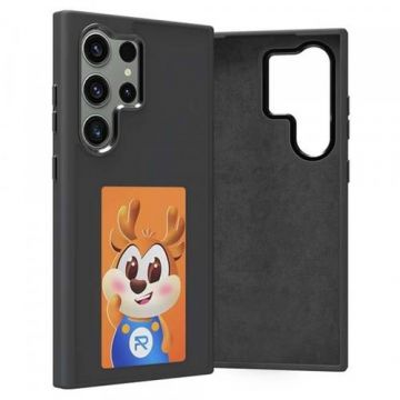Husa pentru Samsung Galaxy S23 Ultra S918, Techsuit, SmartScreen NFC, Neagra