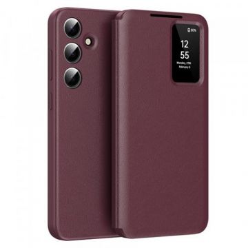Husa pentru Samsung Galaxy S24 S921 Techsuit SmartView (Rosu)