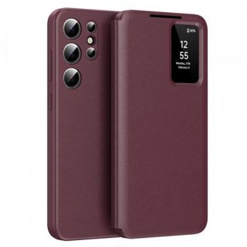 Husa pentru Samsung Galaxy S24 Ultra S928 Techsuit SmartView (Rosu)
