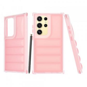 Husa pentru Samsung Galaxy S24 Ultra S928, Techsuit, Wave Shield, Roz