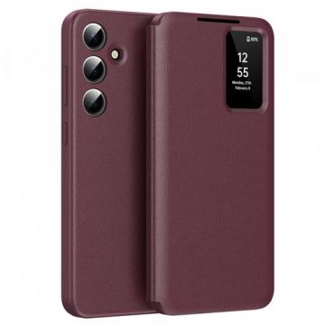 Husa pentru Samsung Galaxy S25+ S936 Techsuit SmartView (Rosu)