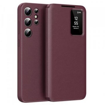 Husa pentru Samsung Galaxy S25 Ultra S938 Techsuit SmartView (Rosu)