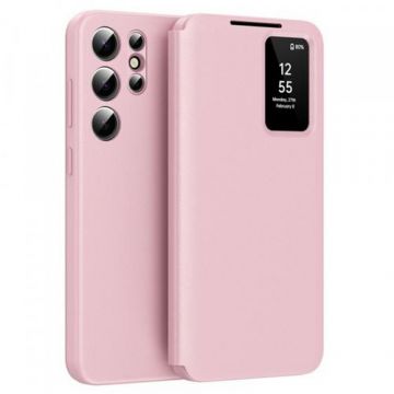 Husa pentru Samsung Galaxy S25 Ultra S938 Techsuit SmartView (Roz)