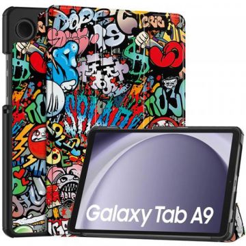 Husa pentru Samsung Galaxy Tab A9, Techsuit, FoldPro Urban Vibe (Multicolor)