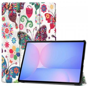 Husa pentru Samsung Galaxy Tab S10 FE+ Techsuit FoldPro Butterfly (Multicolor)