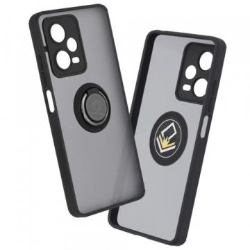 Husa pentru Xiaomi Redmi Note 12 Pro 5G, Techsuit, Glinth, Neagra