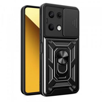 Husa pentru Xiaomi Redmi Note 13 5G, Techsuit, CamShield (Negru)