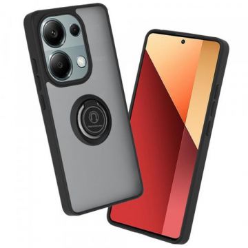 Husa pentru Xiaomi Redmi Note 13 Pro 4G / Poco M6 Pro 4G, Techsuit, Glinth (Negru)