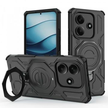 Husa pentru Xiaomi Redmi Note 14 5G Techsuit Carbon Shield Pro (Negru)