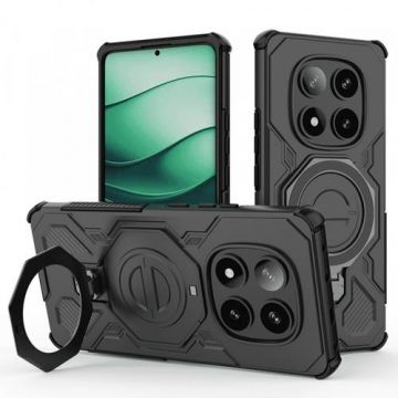 Husa pentru Xiaomi Redmi Note 14 Pro+ 5G Techsuit Carbon Shield Pro (Negru)