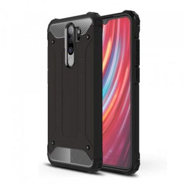 Husa pentru Xiaomi Redmi Note 8 Pro, Techsuit, Hybrid Armor (Negru)