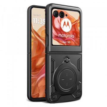 Husa Techsuit CamGuard Pro pentru Motorola Razr 60 / Razr 50, Neagra