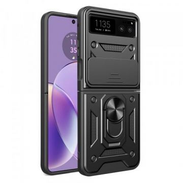 Husa Techsuit CamShield pentru Motorola Razr 40, Neagra