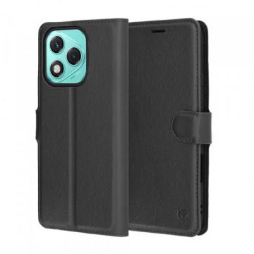 Husa Techsuit Leather Folio pentru Honor 400 Lite,  Neagra