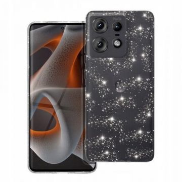Husa Techsuit SparkleSkin pentru Motorola Edge 50 Pro, Transparenta
