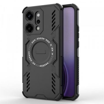 Husa MagSafe pentru Oppo Reno14 Pro, Techsuit, ArmorMag, Neagra