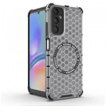 Husa MagSafe pentru Samsung Galaxy A05s A057, Techsuit, HoneyComb Shield, Alba