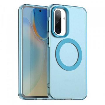 Husa MagSafe pentru Samsung Galaxy A56 A566, Techsuit, CandyCase, Albastra