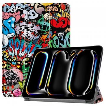 Husa pentru Apple iPad Pro 13 (2024) Techsuit FoldPro Urban Vibe (Multicolor)