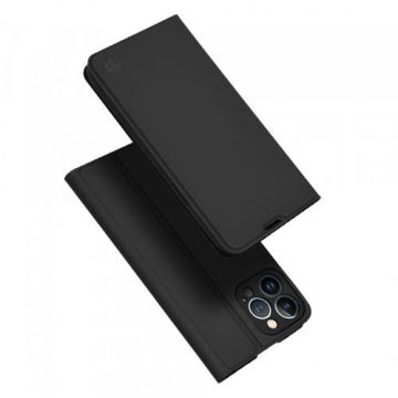 Husa pentru Apple iPhone 13 Pro Max, Techsuit, Magskin Book, Neagra
