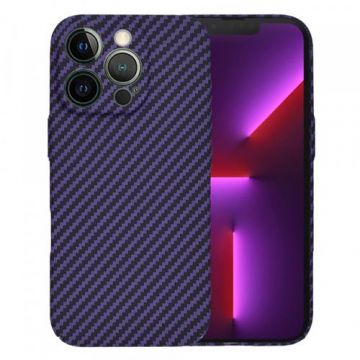 Husa pentru Apple iPhone 13 Pro, Techsuit, Carbonite FiberShell, Mov