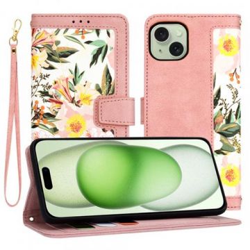 Husa pentru Apple iPhone 15 Plus, Techsuit, FlipCraft, Roz
