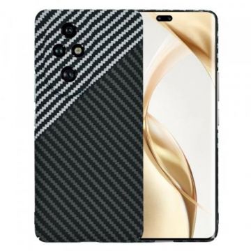 Husa pentru Honor 200 Pro, Techsuit, Carbonite FiberShell, Neagra Gri
