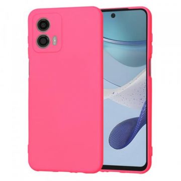 Husa pentru Motorola Moto G53, Techsuit, SoftFlex, Roz Inchis