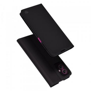Husa pentru Motorola Moto G55, Techsuit, Magskin Book, Neagra