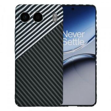 Husa pentru OnePlus Nord 4, Techsuit, Carbonite FiberShell, Neagra Gri