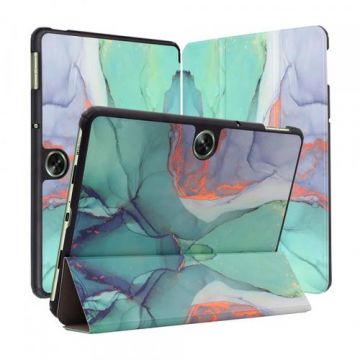 Husa pentru Oppo Pad Air2 / Pad Neo / Pad Go, Techsuit, FoldPro Green Time (Multicolor)