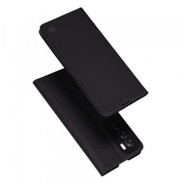 Husa pentru Oppo Reno12, Techsuit, Magskin Book, Neagra