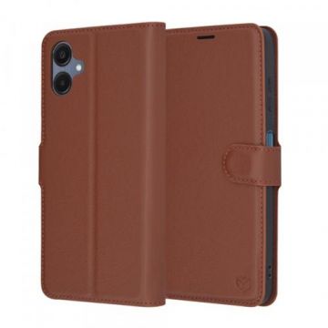Husa pentru Samsung Galaxy A06 A065, Techsuit, Leather Folio, Maro