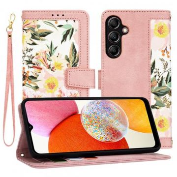 Husa pentru Samsung Galaxy A14 A145 / A14 5G A146, Techsuit, FlipCraft, Roz Husa pentru Samsung Galaxy A14 A145 / A14 5G A146, Techsuit, FlipCraft, Roz