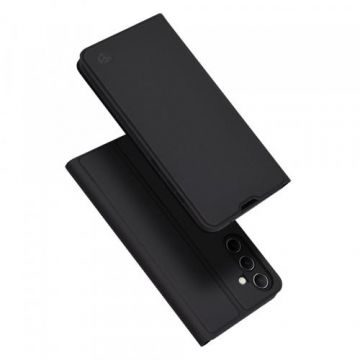 Husa pentru Samsung Galaxy A55 5G A556, Techsuit, Magskin Book, Neagra