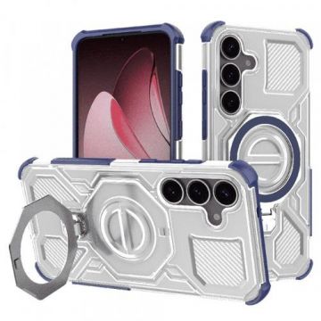 Husa pentru Samsung Galaxy S25 S931, Techsuit, Carbon Shield Pro (Albastru)