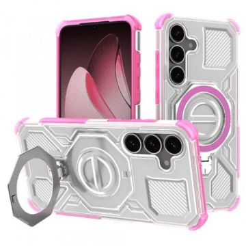Husa pentru Samsung Galaxy S25 S931, Techsuit, Carbon Shield Pro (Roz)