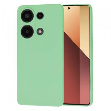 Husa pentru Xiaomi Redmi Note 13 Pro 4G / Poco M6 Pro 4G, Techsuit, SoftFlex, Verde Deschis