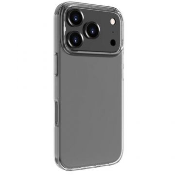 Husa Protectie Spate Lemontti, Silicon, pentru iPhone 17 Pro (Transparent)