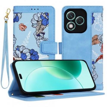 Husa Techsuit FlipCraft pentru Honor 400 Lite, Albastru