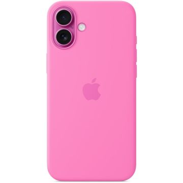 Apple Husa Protectie Spate Apple MDGR4ZM/A pentru iPhone 16, Silicon, MagSafe, Roz